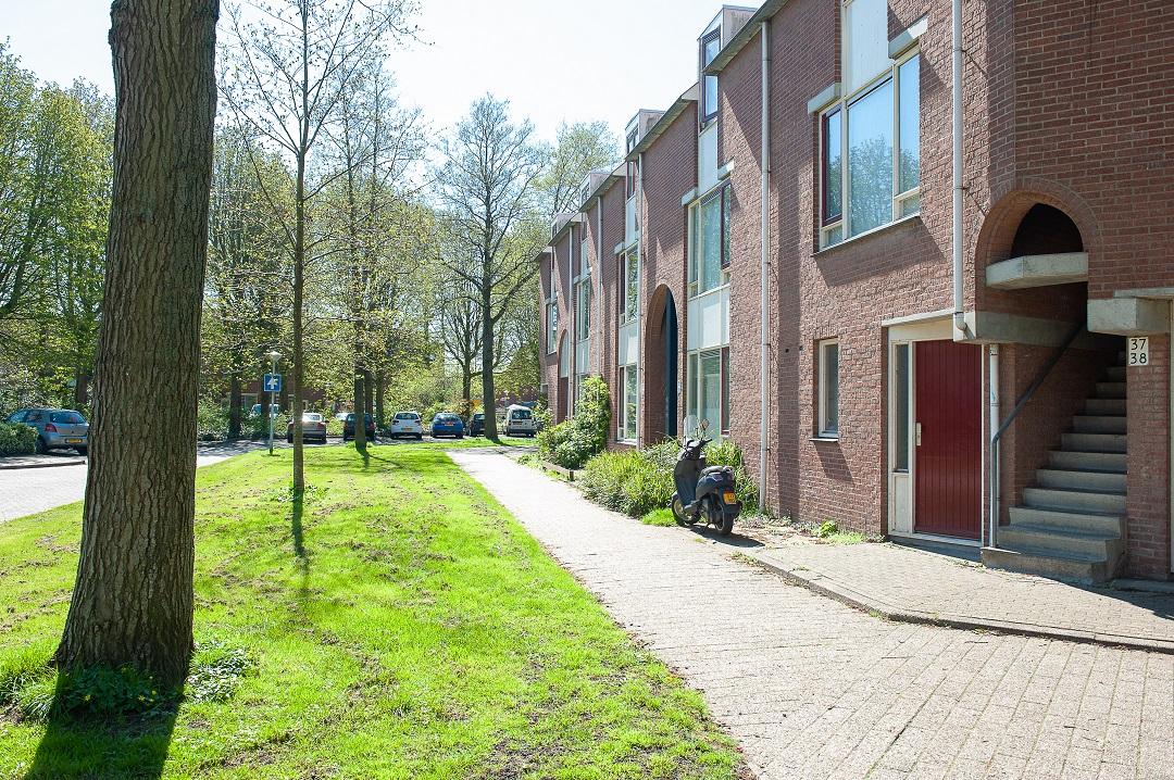 Straatbeeld buurt Groef Stijl en Messing